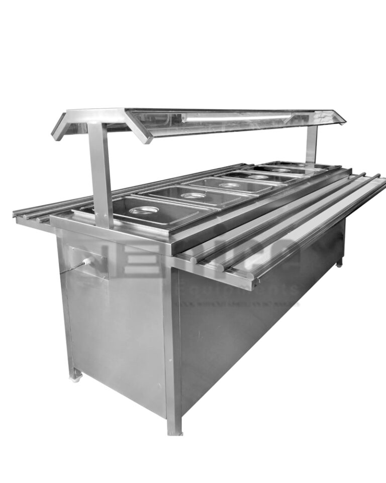 Hot Bain Marie With Sneeze Guard - 2 - Copy