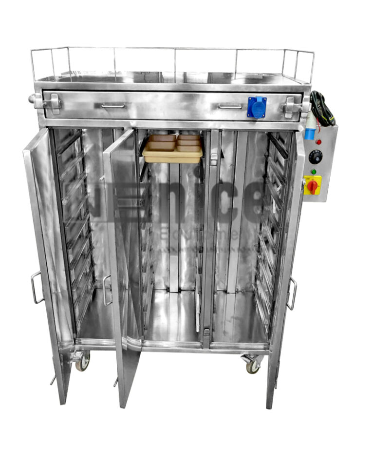 Hot Food Serving Trolley - Electric (3) - Copy